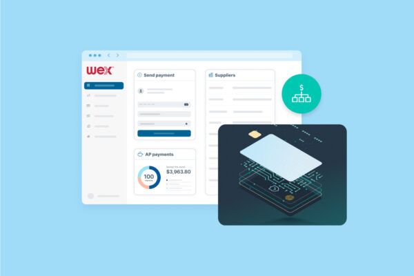 An application showing a WEX Virtual Payments card