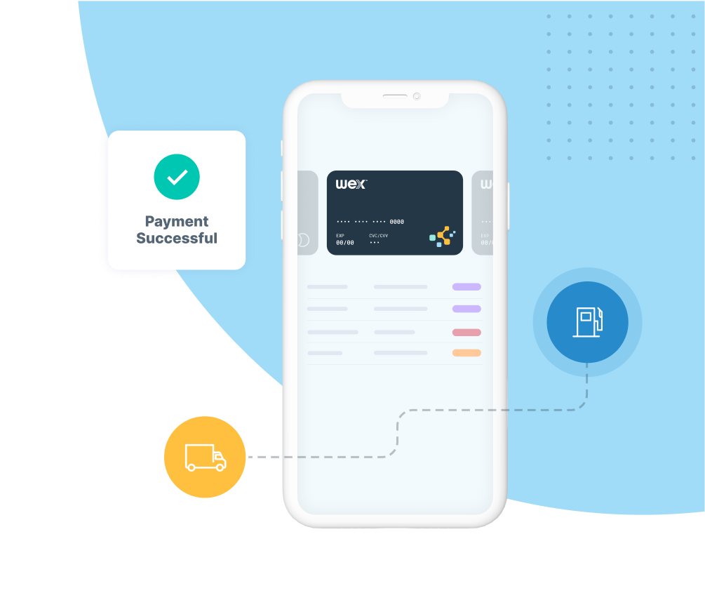 A mobile app showing a successful payment