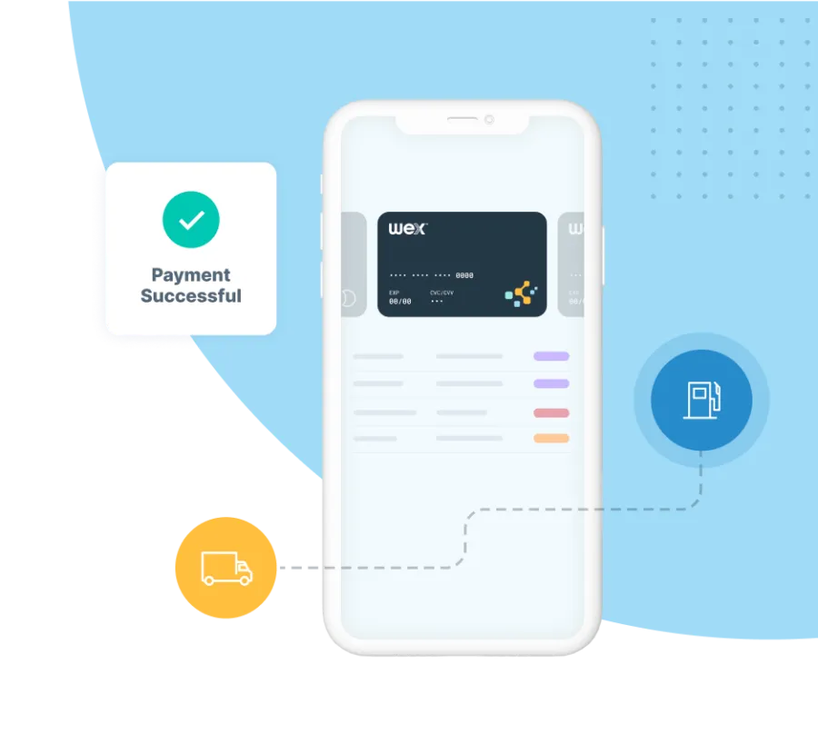 A mobile app showing a successful payment