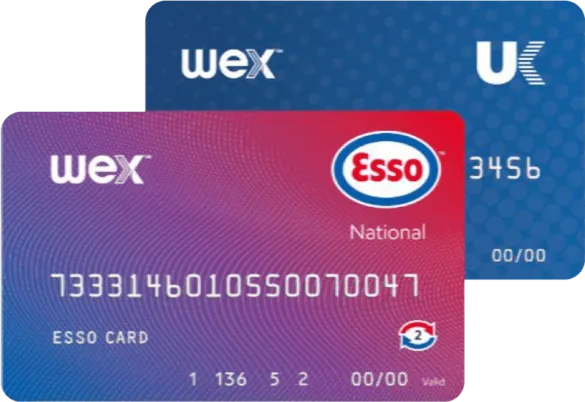 Two WEX EV fuel cards