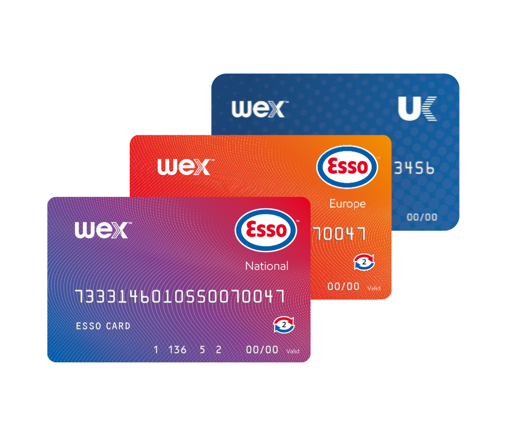 Three WEX fuel cards