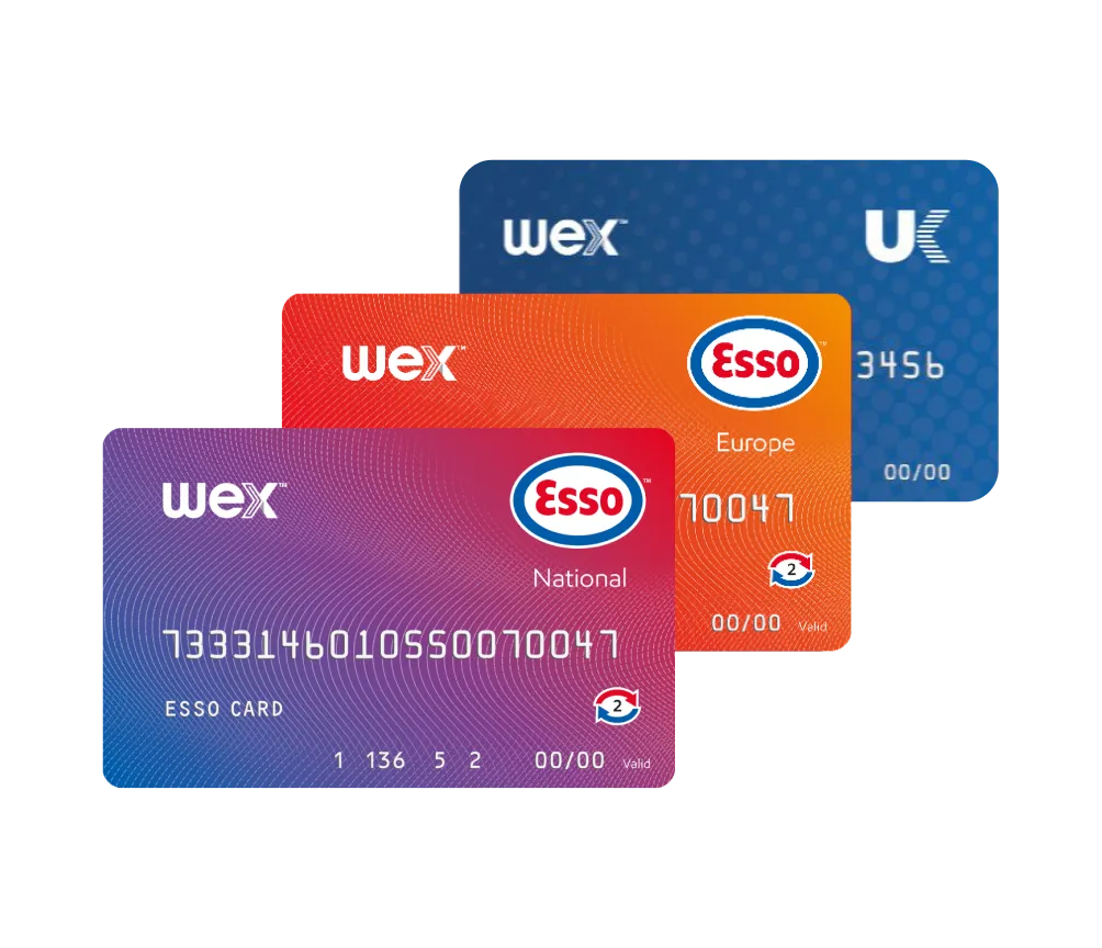 Three WEX fuel cards