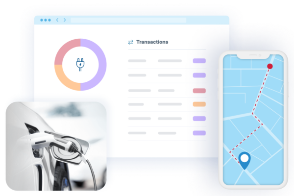 Une application montrant les transactions EV
