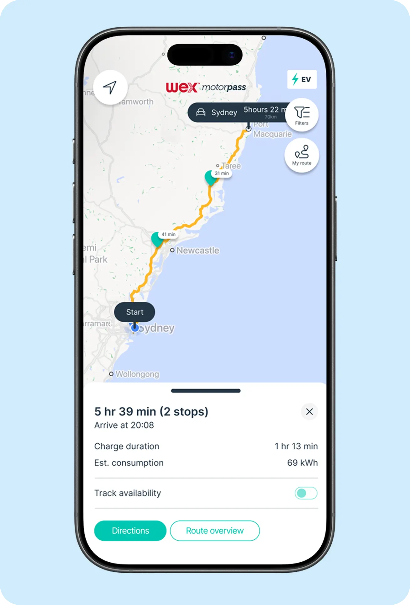 WEX Motorpass app