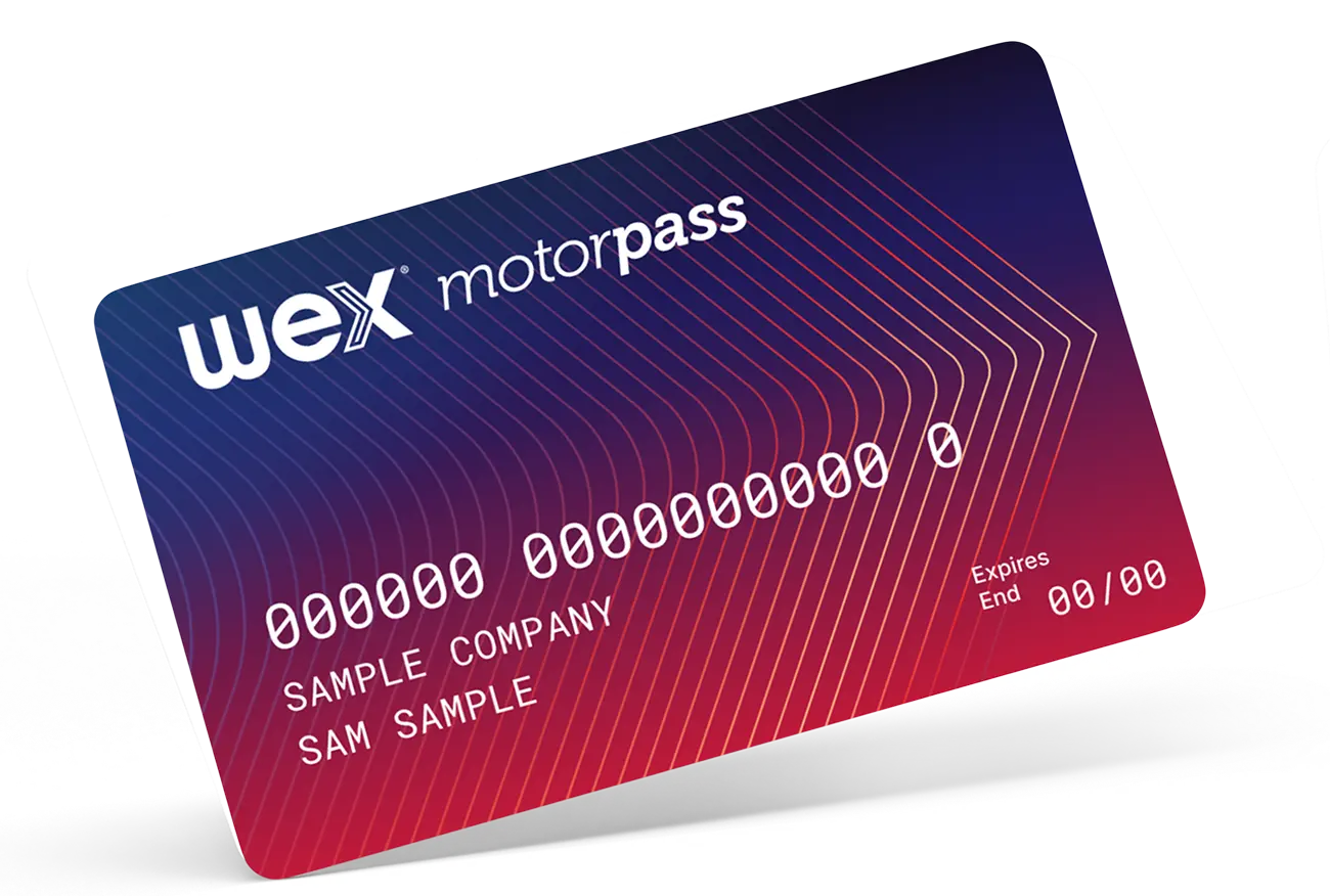 WEX Motorpass card