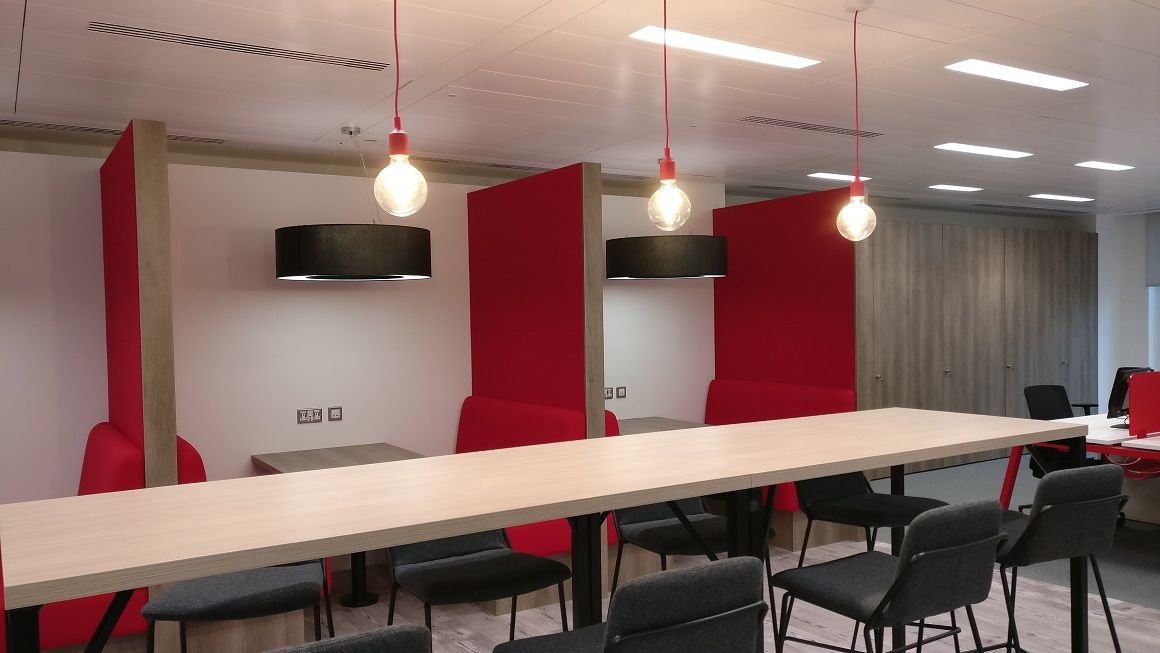 Collaboration spaces in London's HQ