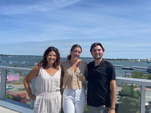 WEX interns on the roof at HQ