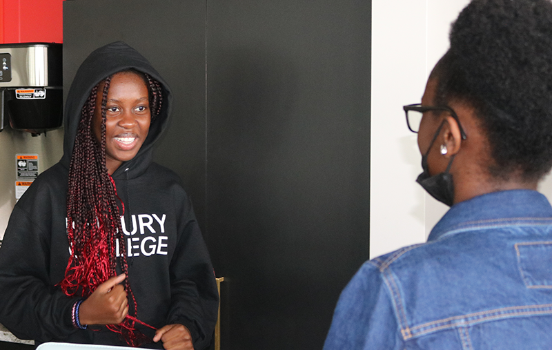 Young women at a Girls Who Code event at WEX