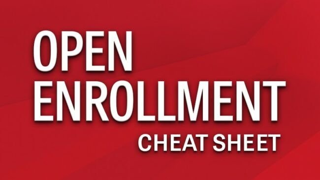 Open Enrollment Cheat Sheet