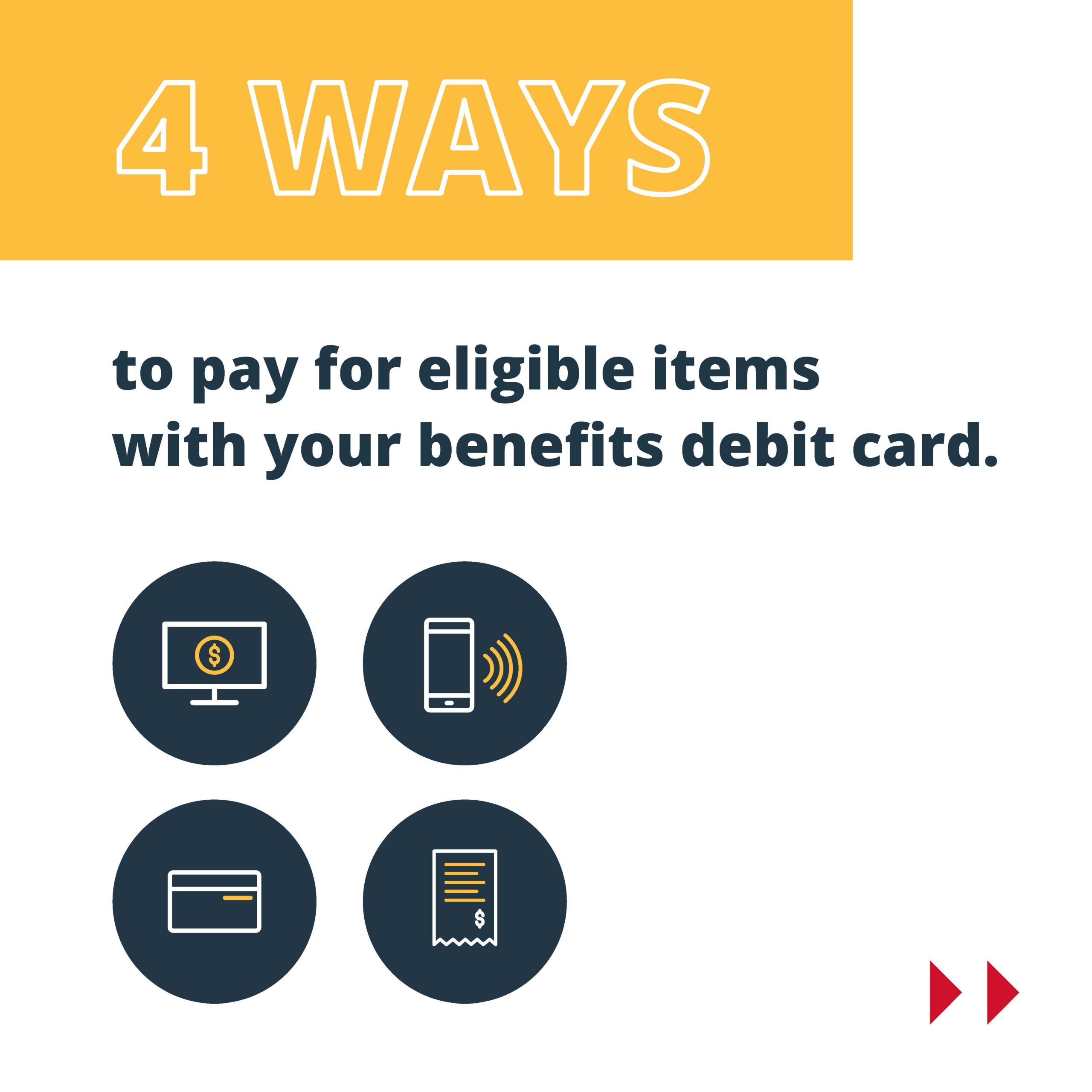 benefits debit card