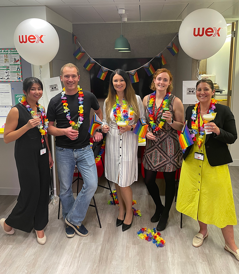 WEXers celebrate Pride in the Manchester office