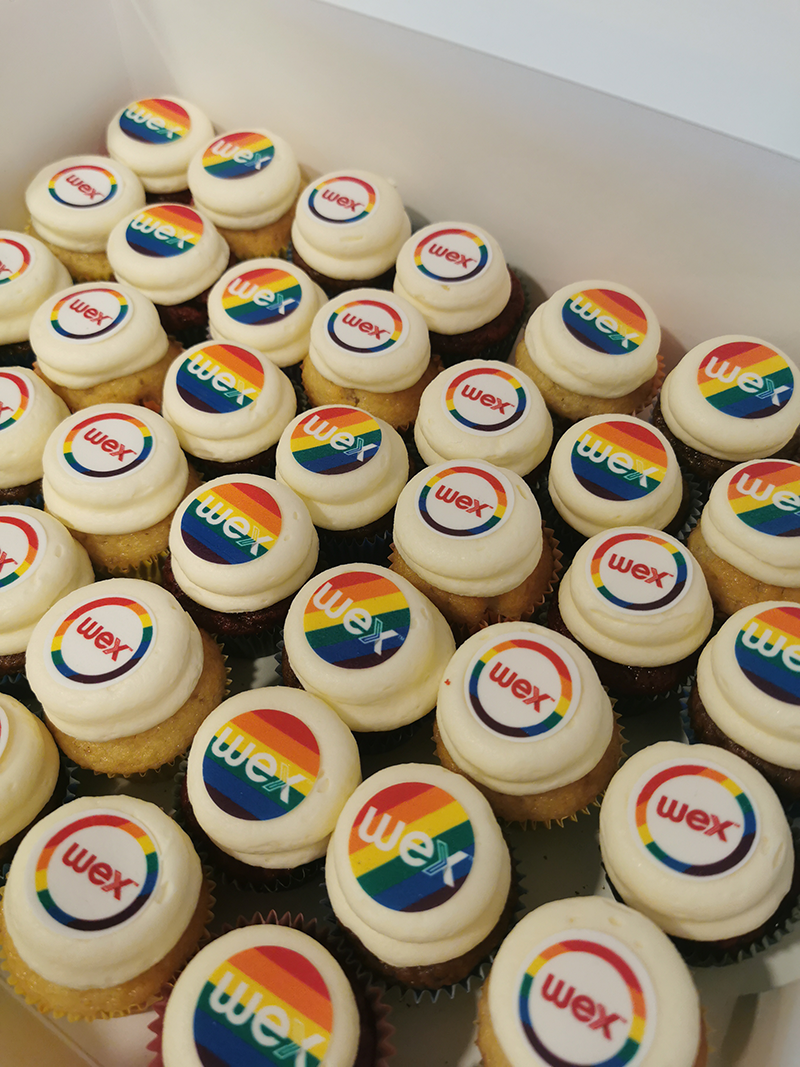 Pride cupcakes in the UK