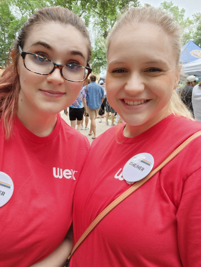 WEX friends showing up for Pride in Fargo