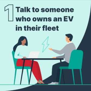 EV fleet steps