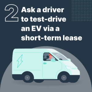 EV fleet steps