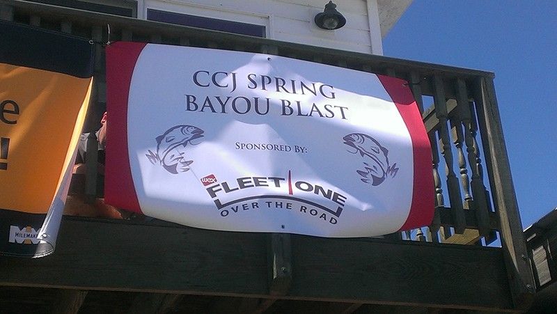 WEX Bayou Blast Welcome Sign