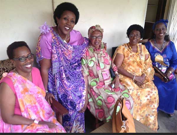 Ruvakubusa with her mother and aunties in Bujumbura