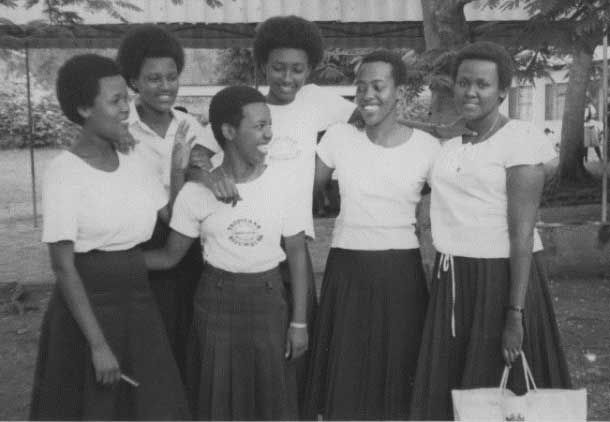 Ruvakubusa’s high school class at Lycee Clarte Notre Dame in Burundi