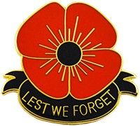 Poppy Lest We Forget