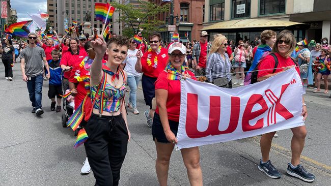 WEX participating in Portland's Pride parade 2022