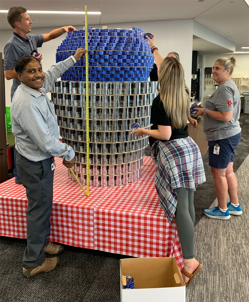 Measuring the cupcake: the science of can sculpture