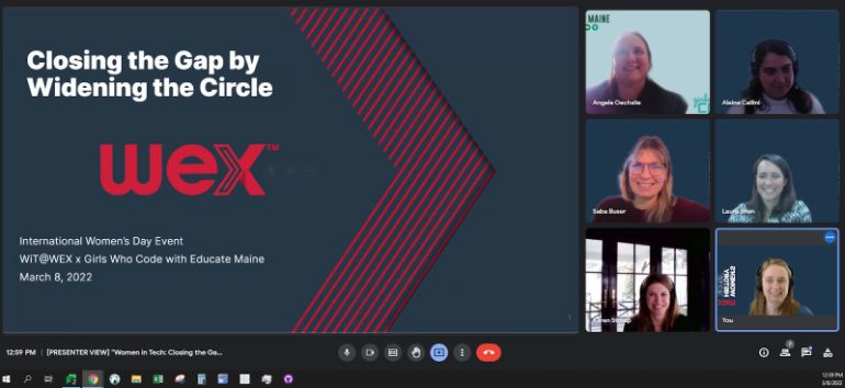 Women in Tech + Girls Who Code International Women’s Day Virtual Event