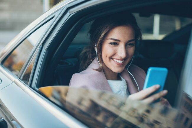 Woman with Smart Phone