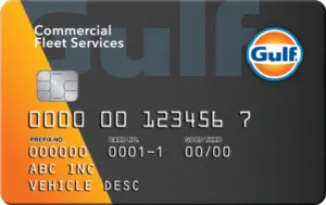 Gulf Commercial Fleet Services Card
