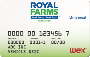 Royal Farms Universal Fleet Card