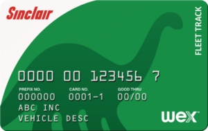 Sinclair Fleet Track Fuel Card