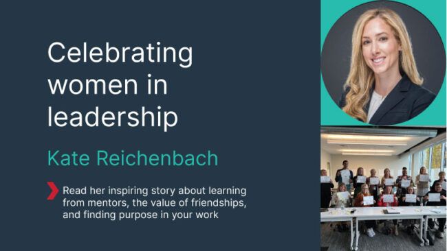 Celebrating women in leadership Kate Reichenbach