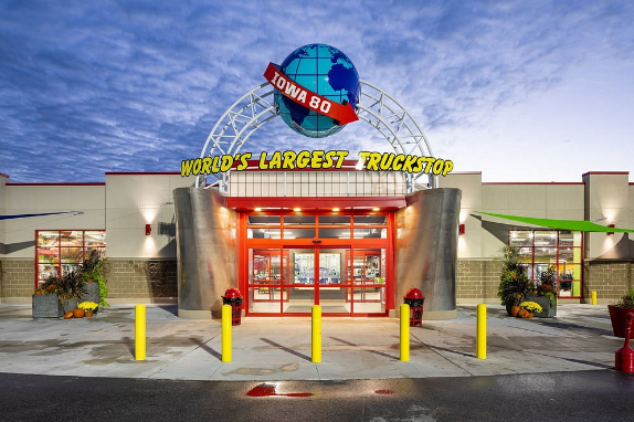 Outside view of Iowa 80, the world's largest truck stop