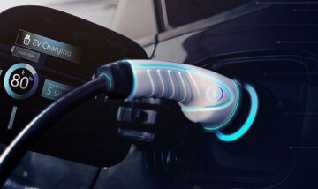 EV being charged