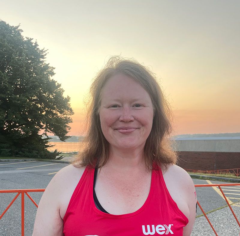 Tri for a Cure participant