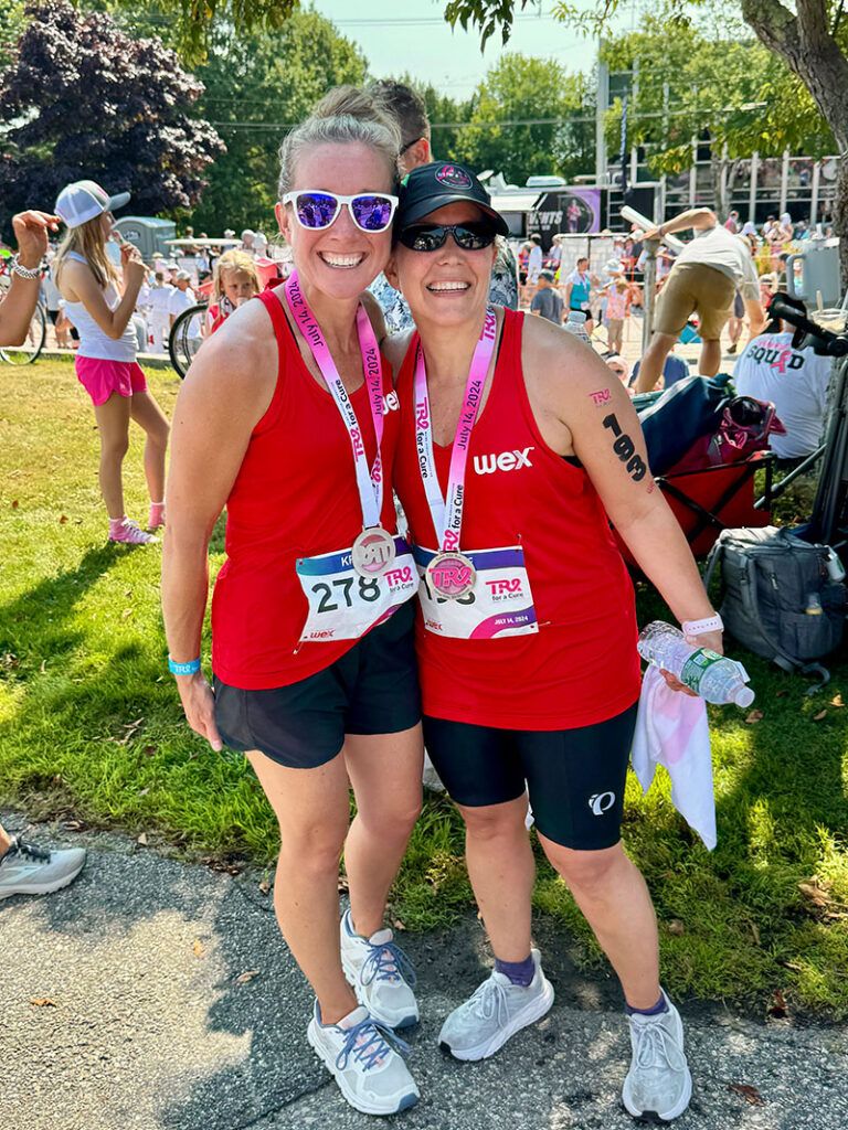 participants in tri for a cure