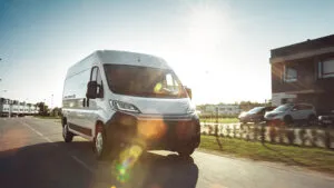 commercial vehicle on the road
