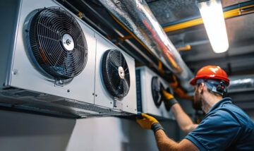 HVAC installation work