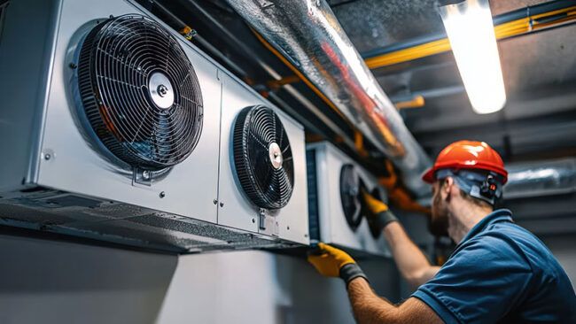 HVAC installation work