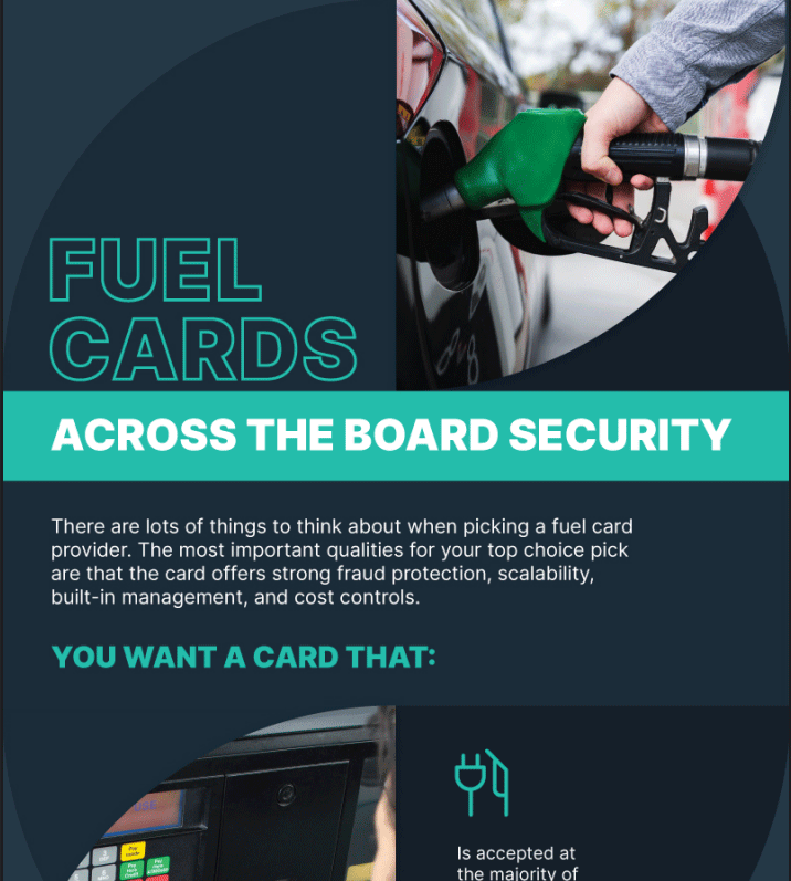 What to look for in a fuel card infographic